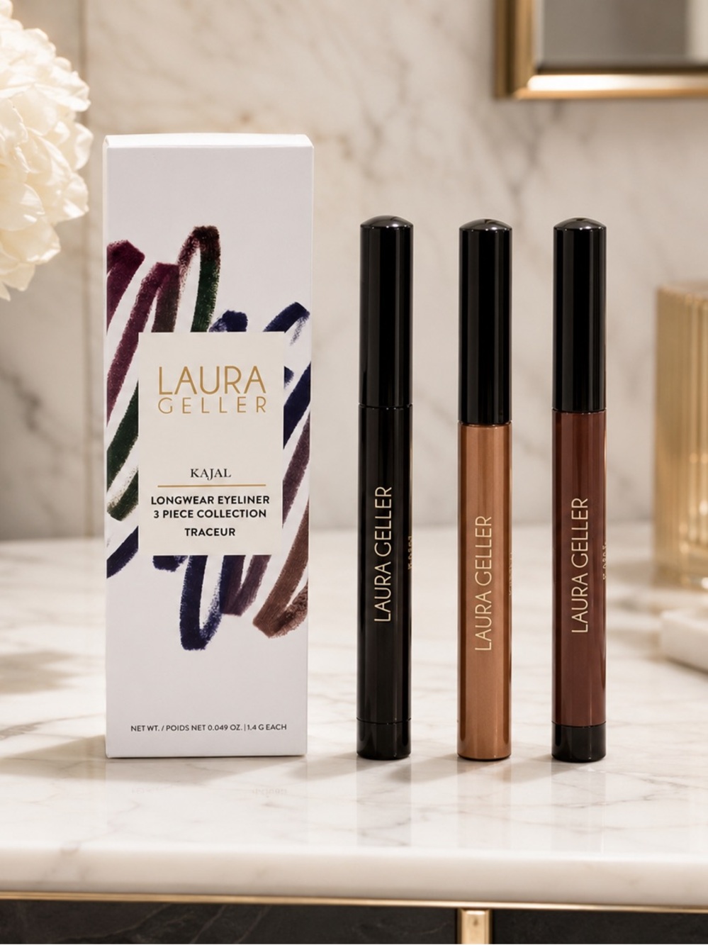 Laura Geller Kajal Longwear Eyeliner Trio - BNIB!